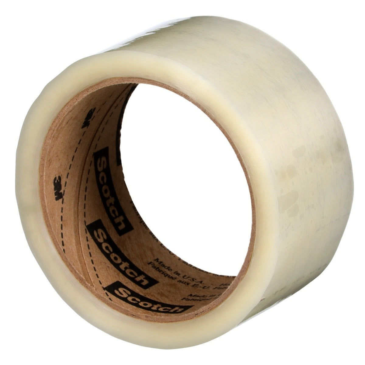 3M 371 Scotch Box Sealing Tape, Clear, 48 mm x 50 m, Conveniently Packaged (7010335128) (6 Pack) - 3