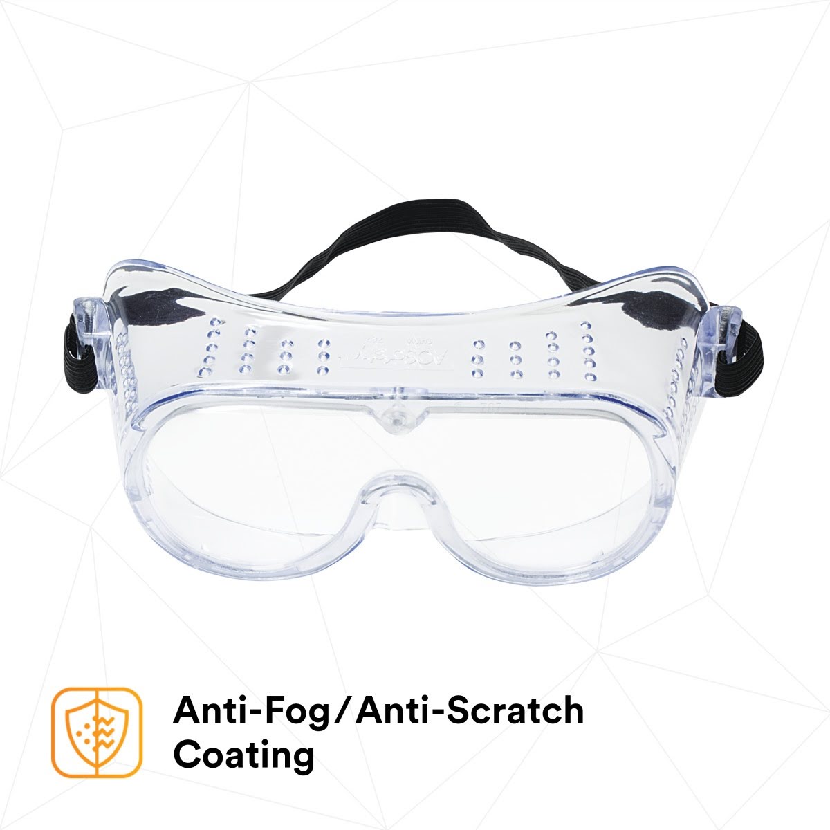 3M Impact Safety Goggles 40650-00000-10 Clear Lens (7010340634) (10 Pack) - 4