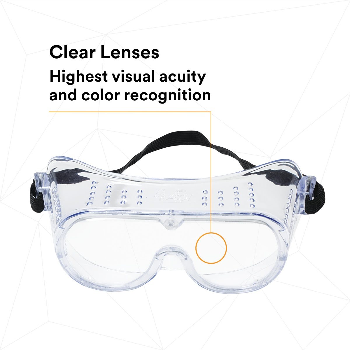 3M Impact Safety Goggles 40650-00000-10 Clear Lens (7010340634) (10 Pack) - 6