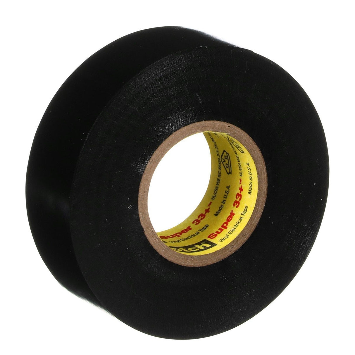 3M Scotch Super 33+ Vinyl Electrical Tape, Black, 3/4 in x 44 ft (33+-3/4X44FT-1) (7010350130) (100 Pack) - 3