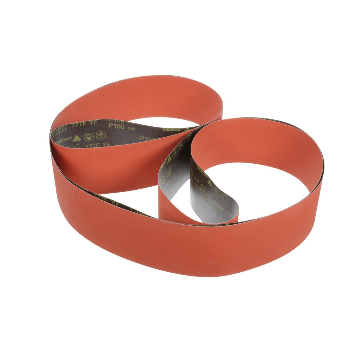 3M 777F Cloth Belt, P120 YF-weight, 6 in x 48 in, Film-lok, Single-flex (7010359754) (20 Pack)