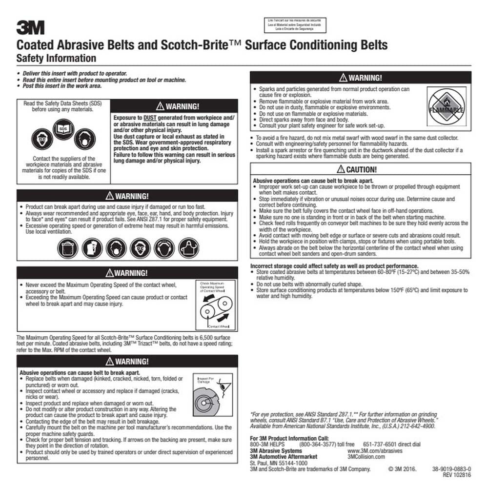 3M 237AA Trizact Cloth Belt , 1 in x 30 in A45 X-Weight Full-Flex (7010361187) (200 Pack) - 10