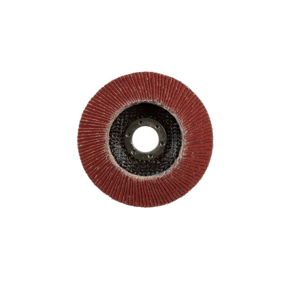 3M 967A Cubitron II T29 4-1/2 in x 7/8 in Flap Disc, 80+ Grit for Medium Pressure Deburring and Surface Prep (7010363308) (10 Pack) - 3