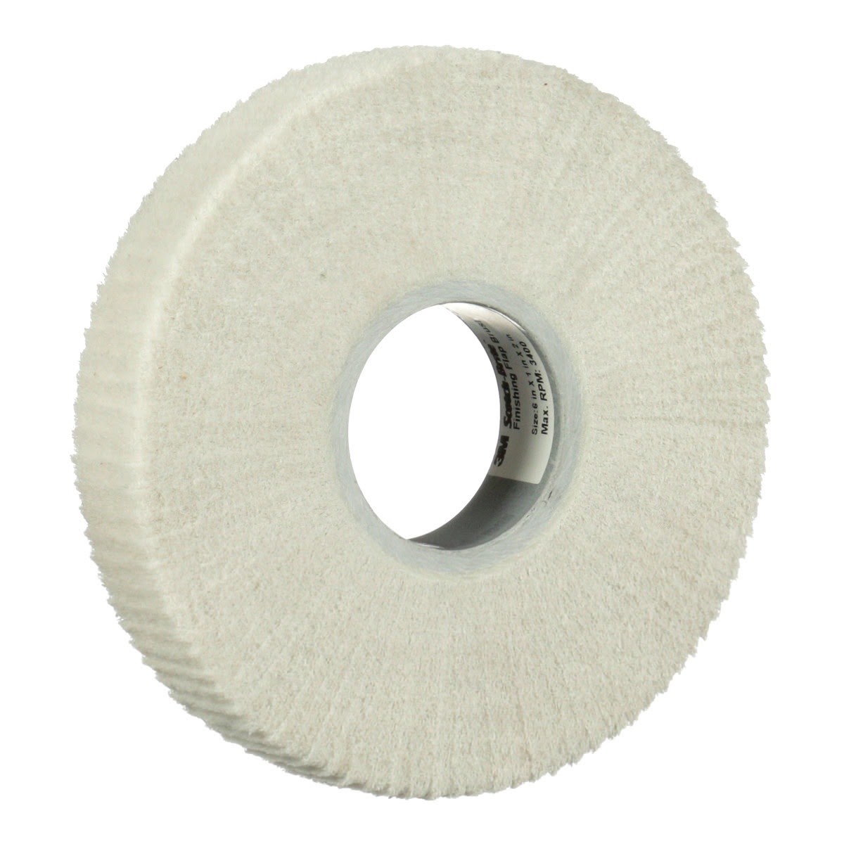 3M CF-FB Scotch-Brite Finishing Flap Brush, 6 in x 1 in x 2 in 3T (7010364520) (3 Pack)