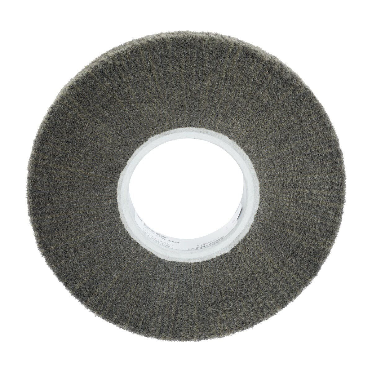 3M CF-FB Scotch-Brite Finishing Flap Brush, 8 in x 2 in x 3 in, 5S VFN, Gray, Very Fine, Center Hole (7010365596) (2 Pack)