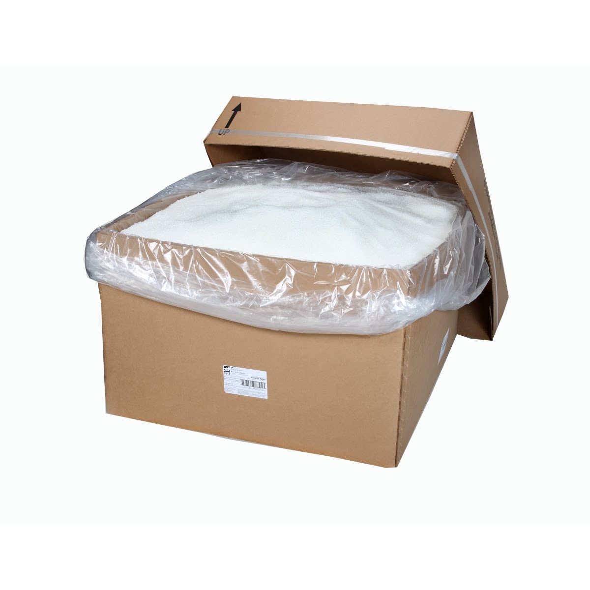 3M 3764 Q 3764 Clear Hot Melt Adhesive Pellets, Transparent, 950 lb IBC (7010366303)
