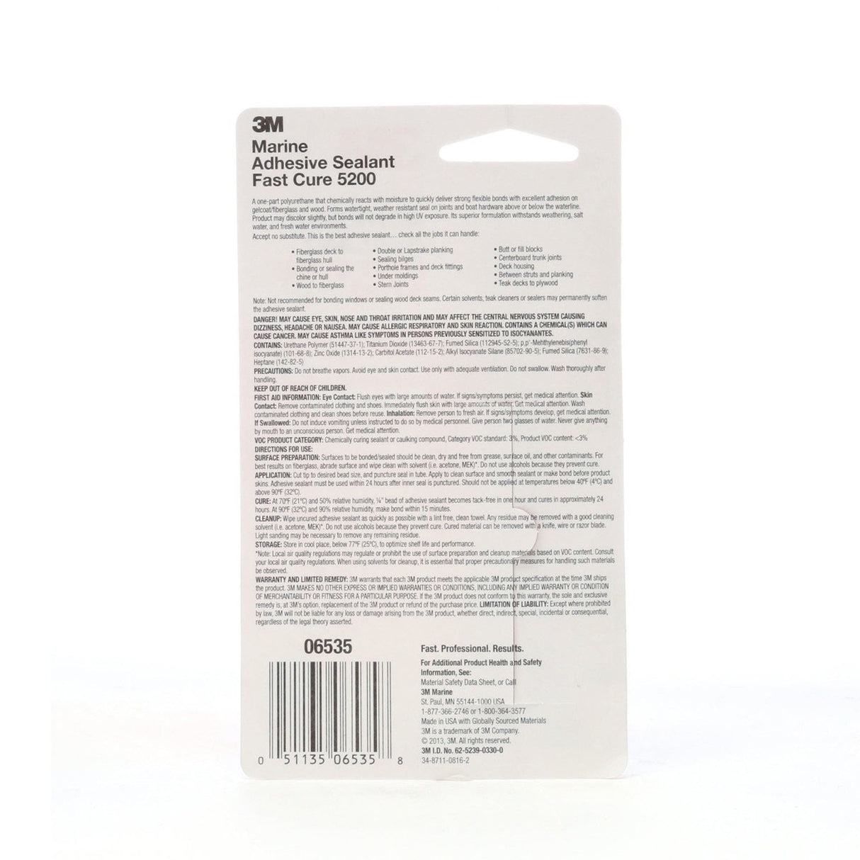 3M 5200FC 6535 Marine Adhesive Sealant Fast Cure, White, 1 fl oz Tube for Boats and RVs Above and Below Waterline (7010367674) (12 Pack) - 3