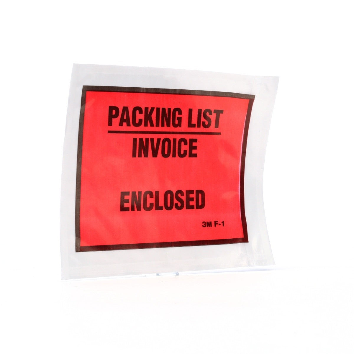 3M F1 Full Print Packing List Envelope, Transparent Polyethylene, Side Loading, Peel and Stick, 4-1/2 in x 5-1/2 in (7010373284) (1000 Pack) - 3