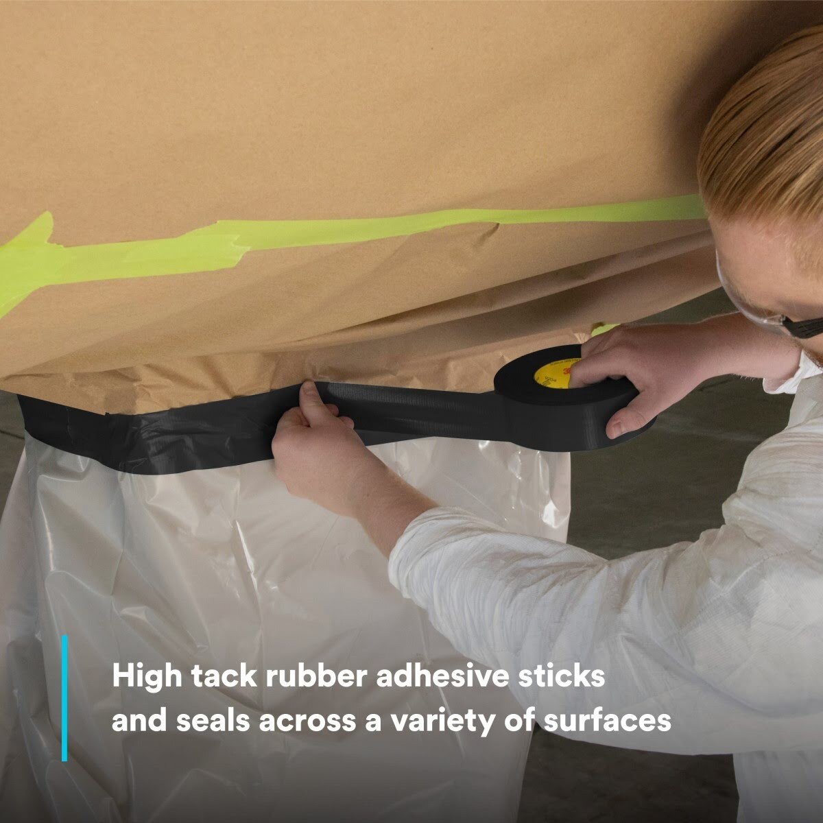 3M 226 Scotch Solvent Resistant Masking Tape, Black, 10.6 mil, 1/2 in x 60 yd (7010373496) (72 Pack) - 6