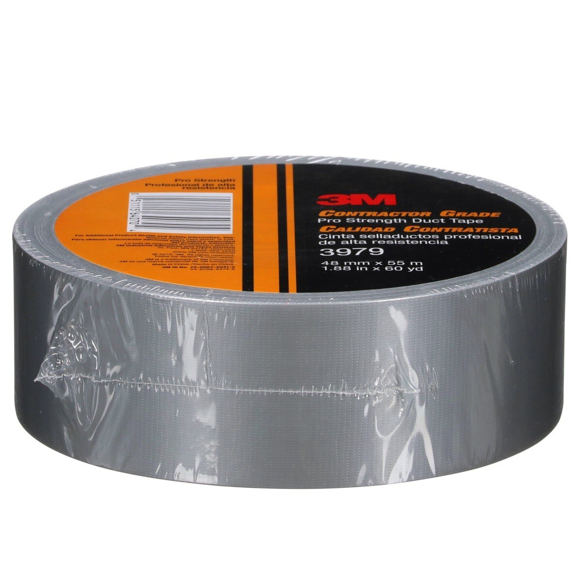 3M Contractor Grade Pro Strength Duct Tape, Silver, 1.88 in x 60 yd (3979) (7010375912) (24 Pack) - 8