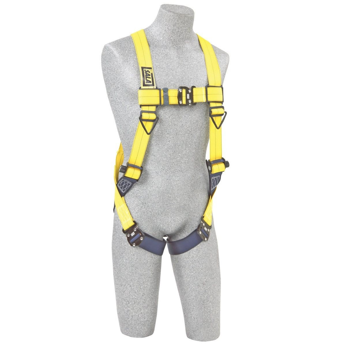 3M 1110605 DBI-SALA Delta Vest-Style Safety Harness, Small, Yellow, Back D-Ring, Tech-Lite Quick Connect (7012815719) - 3