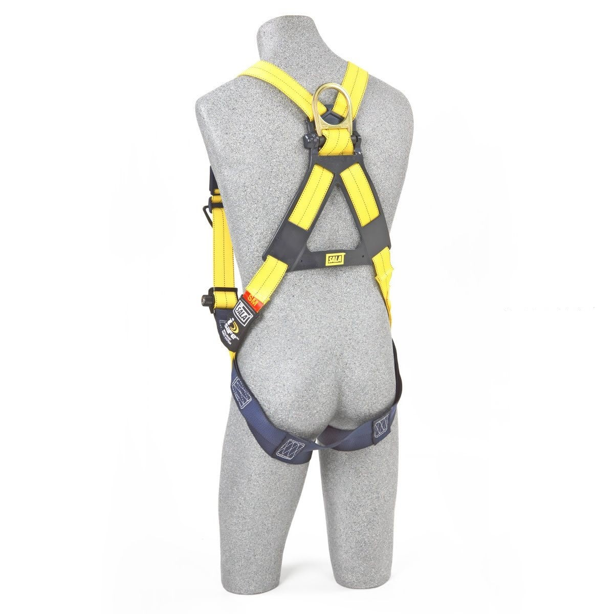 3M 1110605 DBI-SALA Delta Vest-Style Safety Harness, Small, Yellow, Back D-Ring, Tech-Lite Quick Connect (7012815719) - 7