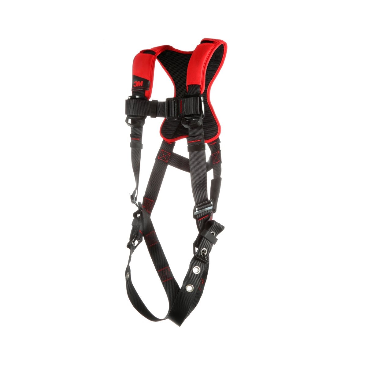 3M 1161419 PROTECTA P200 Comfort Vest Safety Harness, Black, X-Large (7012816693) - 4