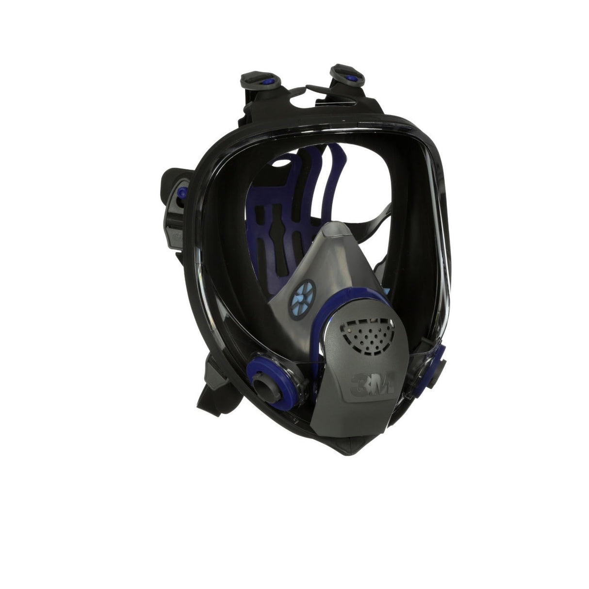3M 89424 FF-403 Ultimate FX Full Facepiece Reusable Respirator, Six-Strap Harness, Cool Flow Valve, Passive Speaking Diaphragm, Large, Black (7100001847)