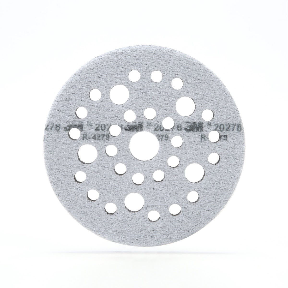 3M 20278 Hookit Soft Interface Disc Pad, Multihole, Hook and Loop, Soft Foam, Black, 5 in x 1/2 in x 3/4 in (7100006170) (10 Pack)