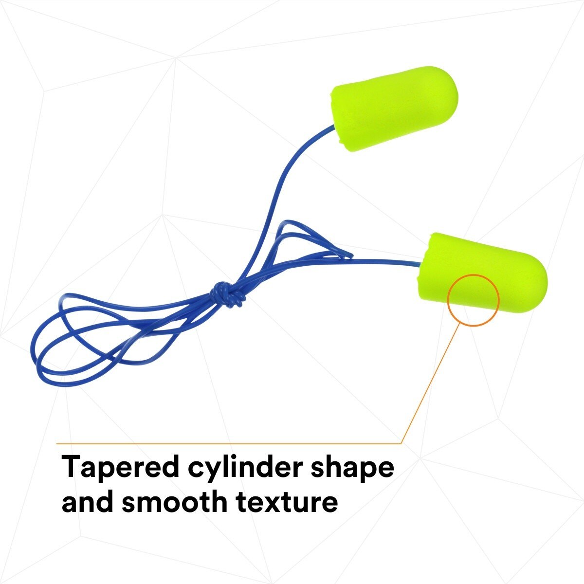 3M 311-1251 E-A-R Corded Disposable Foam Earplugs, Large, NRR 33 dB, Individually Wrapped, Poly Bag (7100006342) (2000 Pack) - 6