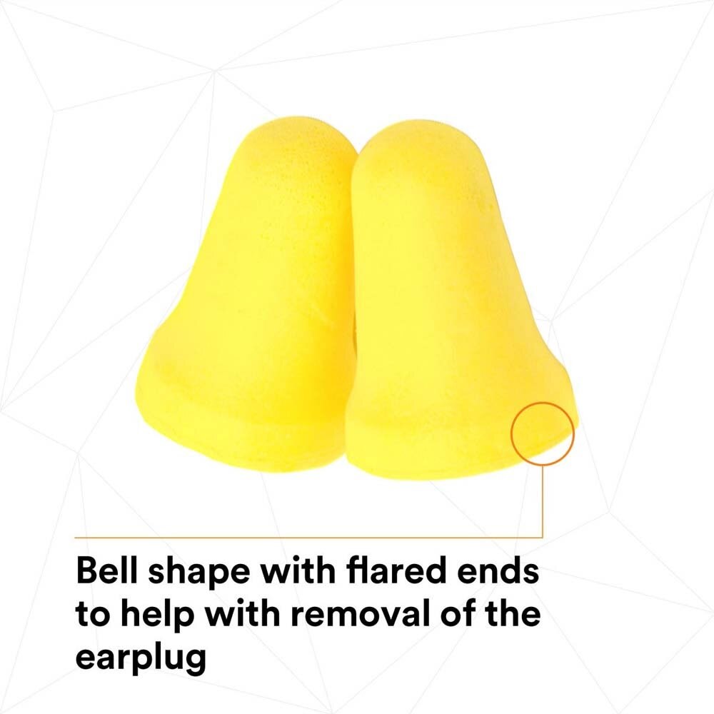 3M 7100007118 E-A-R E-Z-Fit Earplugs 312-1208, Uncorded, PolyBag (200 Pack) - 6