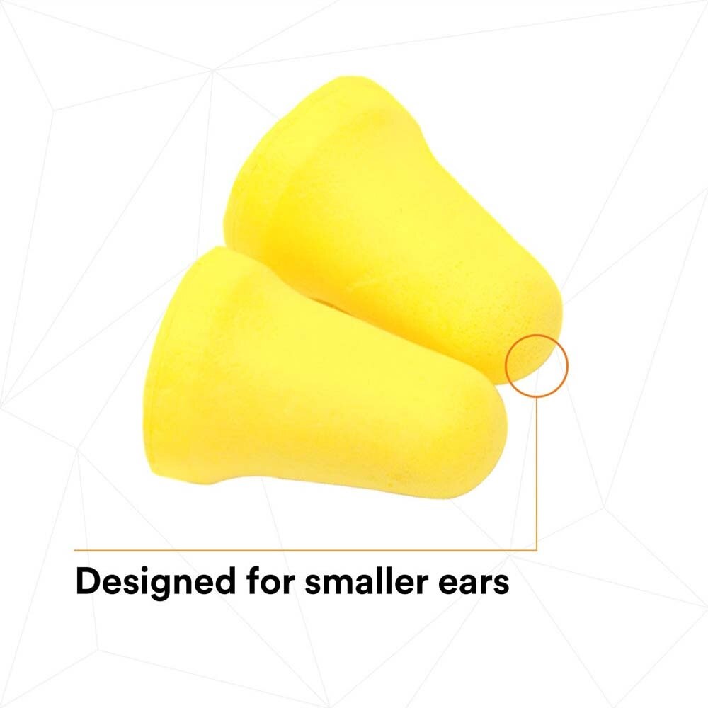 3M 7100007118 E-A-R E-Z-Fit Earplugs 312-1208, Uncorded, PolyBag (200 Pack) - 7