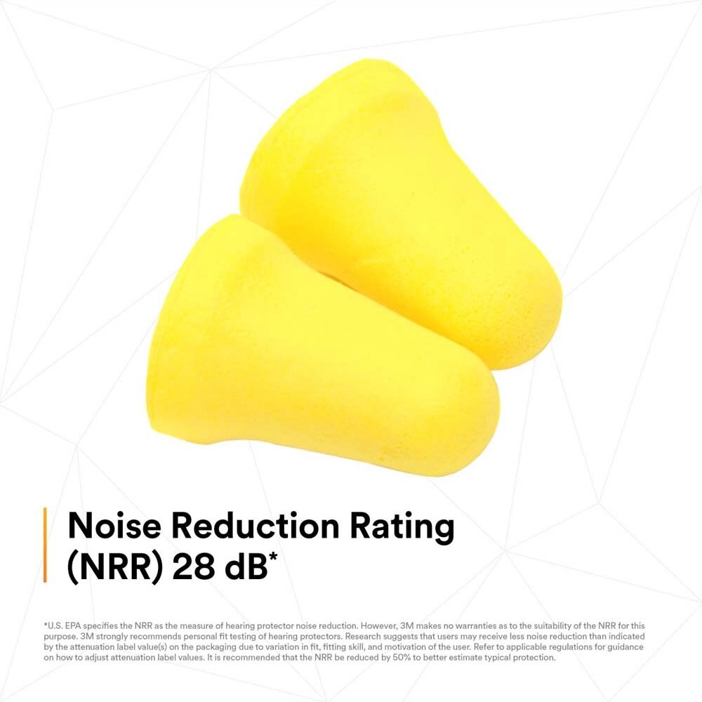 3M 7100007118 E-A-R E-Z-Fit Earplugs 312-1208, Uncorded, PolyBag (200 Pack) - 9