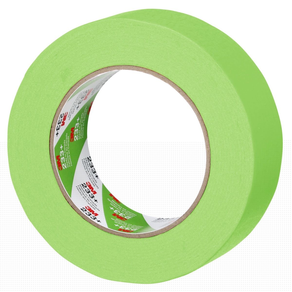 3M 233+ 26338 Scotch Performance Green Masking Tape, Crepe Paper, Rubber Adhesive, Green, 36 mm x 55 m (7100007214) (16 Pack) - 2