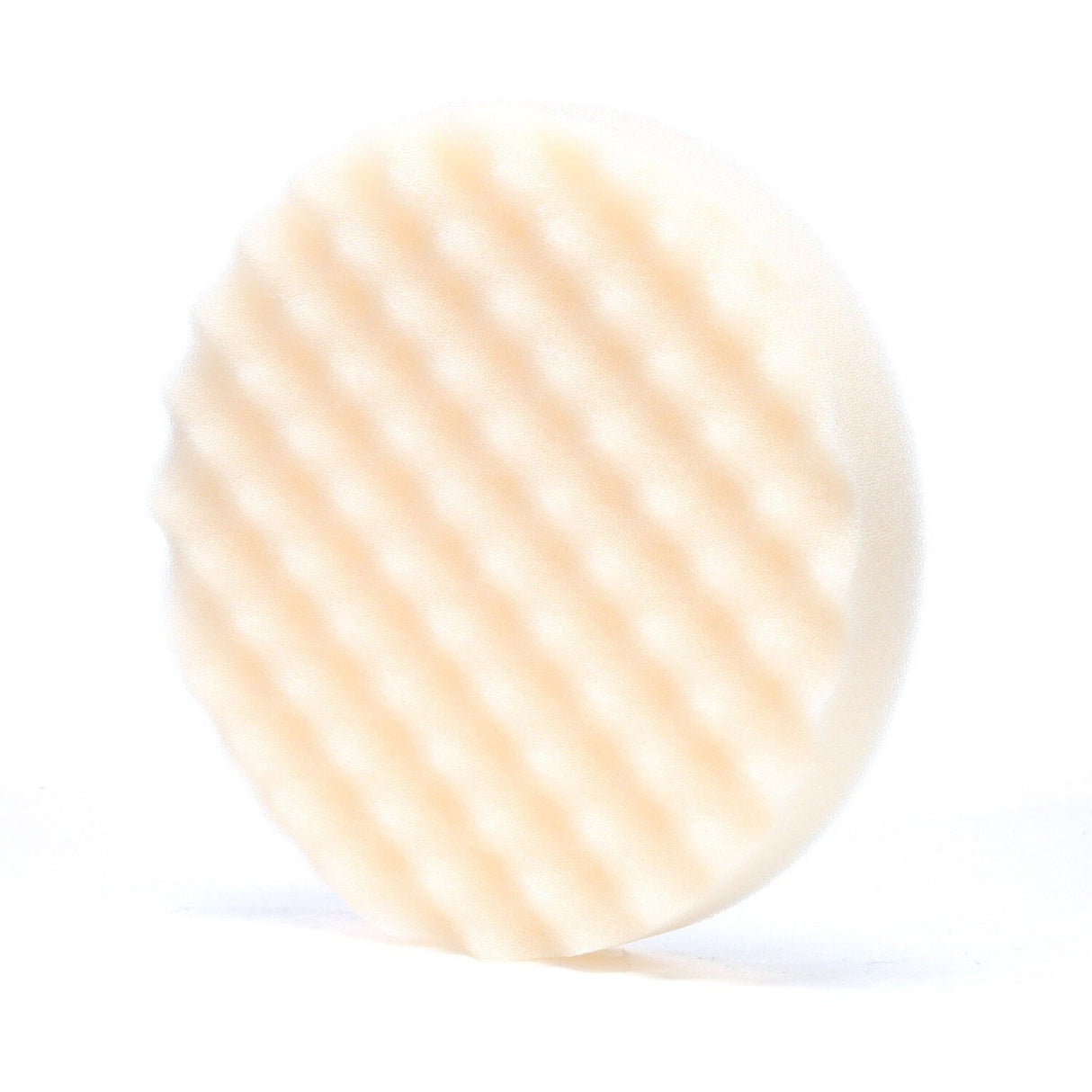 3M Perfect-It Hookit Foam Compounding Pad, Hook and Loop, Waffle, White, 8 in (05737) (7100008771) (6 Pack) - 2
