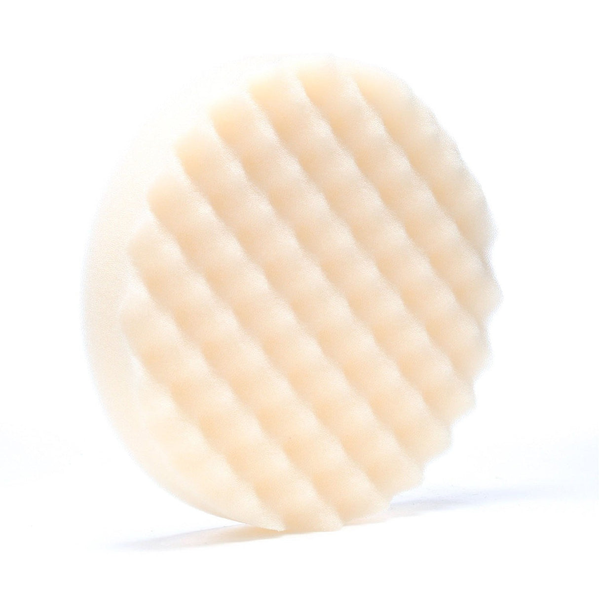 3M Perfect-It Hookit Foam Compounding Pad, Hook and Loop, Waffle, White, 8 in (05737) (7100008771) (6 Pack) - 3