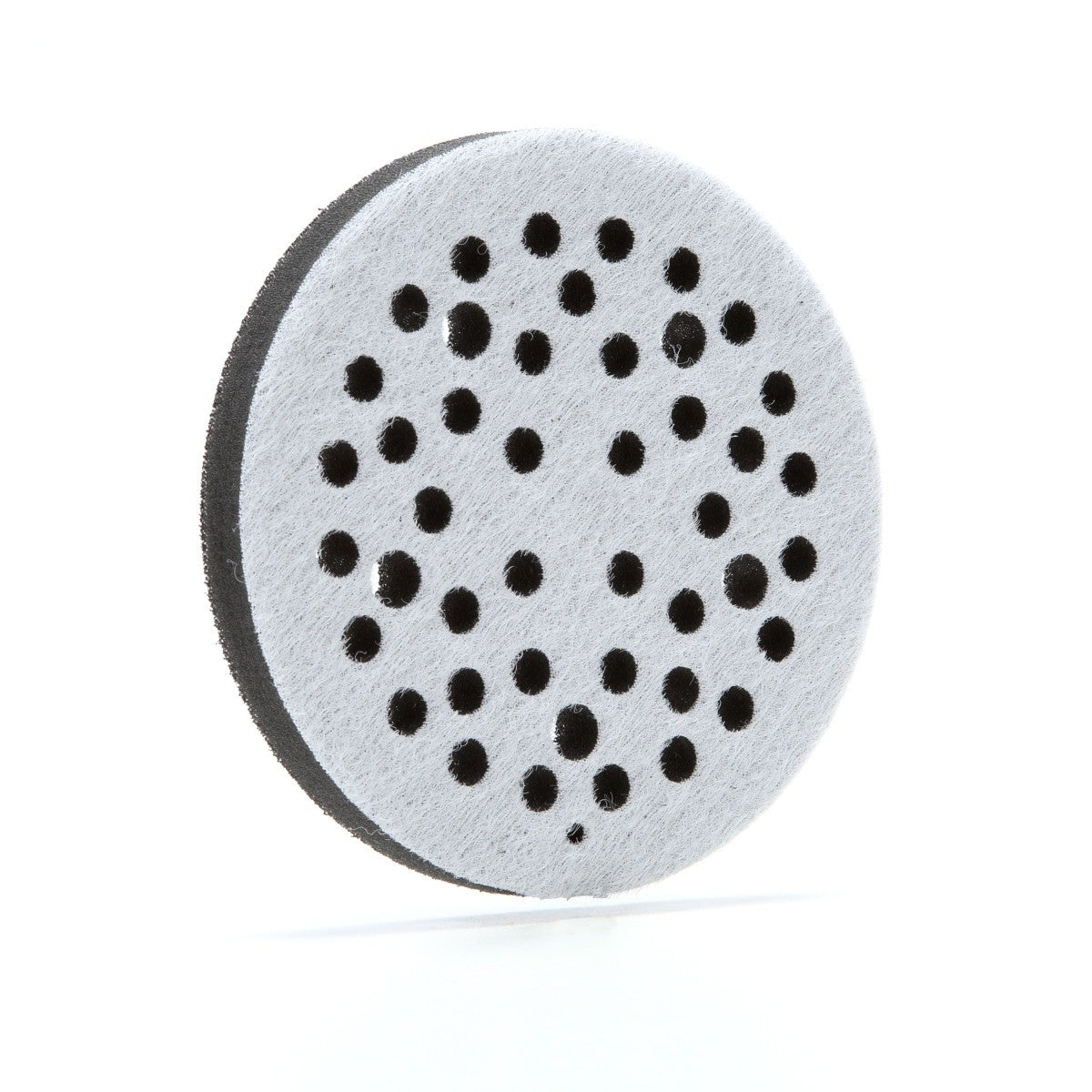 3M 28321 Hookit Soft Interface Disc Pad, Hook and Loop, 44 Holes, Black, 5 in x 1/2 in (7100009658) (10 Pack) - 3