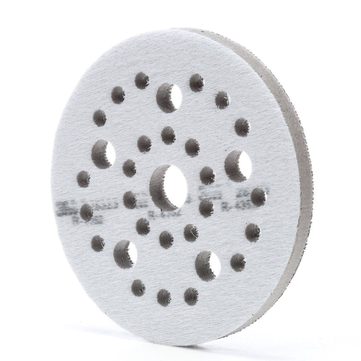 3M 28323 Xtract Hookit Interface Disc Pad, Hook and Loop, Gray, 5 in x 1/2 in x 3/4 in, 31 Holes (7100009701) (10 Pack) - 3