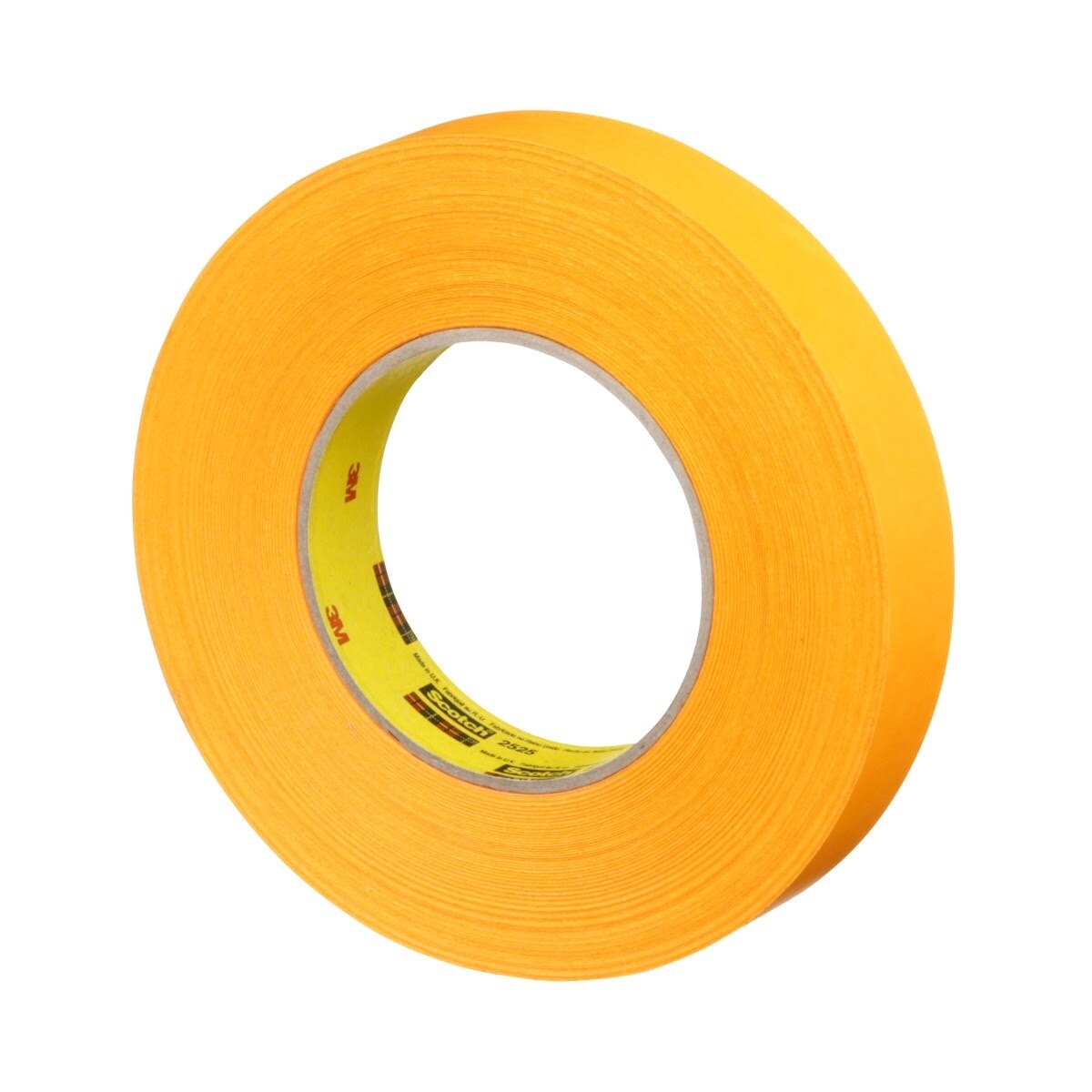 3M 2525 Performance Flatback Tape, Orange, 24 mm x 55 m, 9.5 mil (7100016326) (36 Pack) - 4
