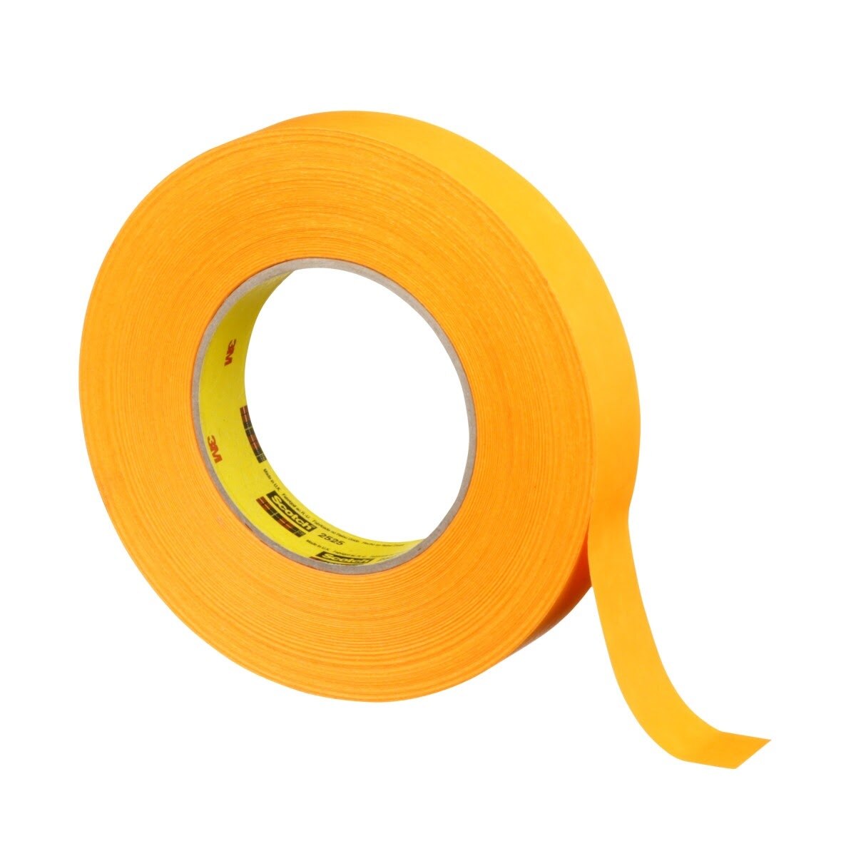 3M 2525 Performance Flatback Tape, Orange, 24 mm x 55 m, 9.5 mil (7100016326) (36 Pack) - 5