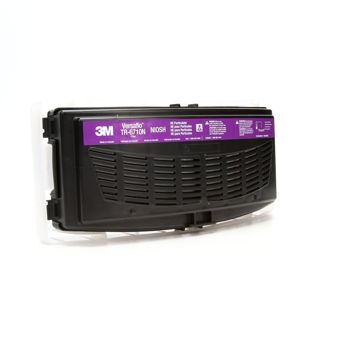 3M TR-6710N-40 Versaflo High Efficiency Particulate Filter for TR-600 PAPR, Black (7100019288) (40 Pack) - 3