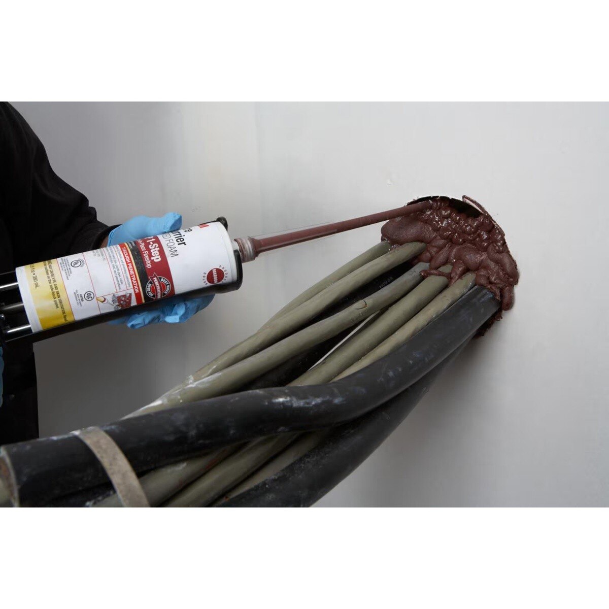 3M 7100020738 Fire Barrier Rated Foam FIP 1-Step Maroon 12.85 fl oz Cartridge (1 Pack) - 4