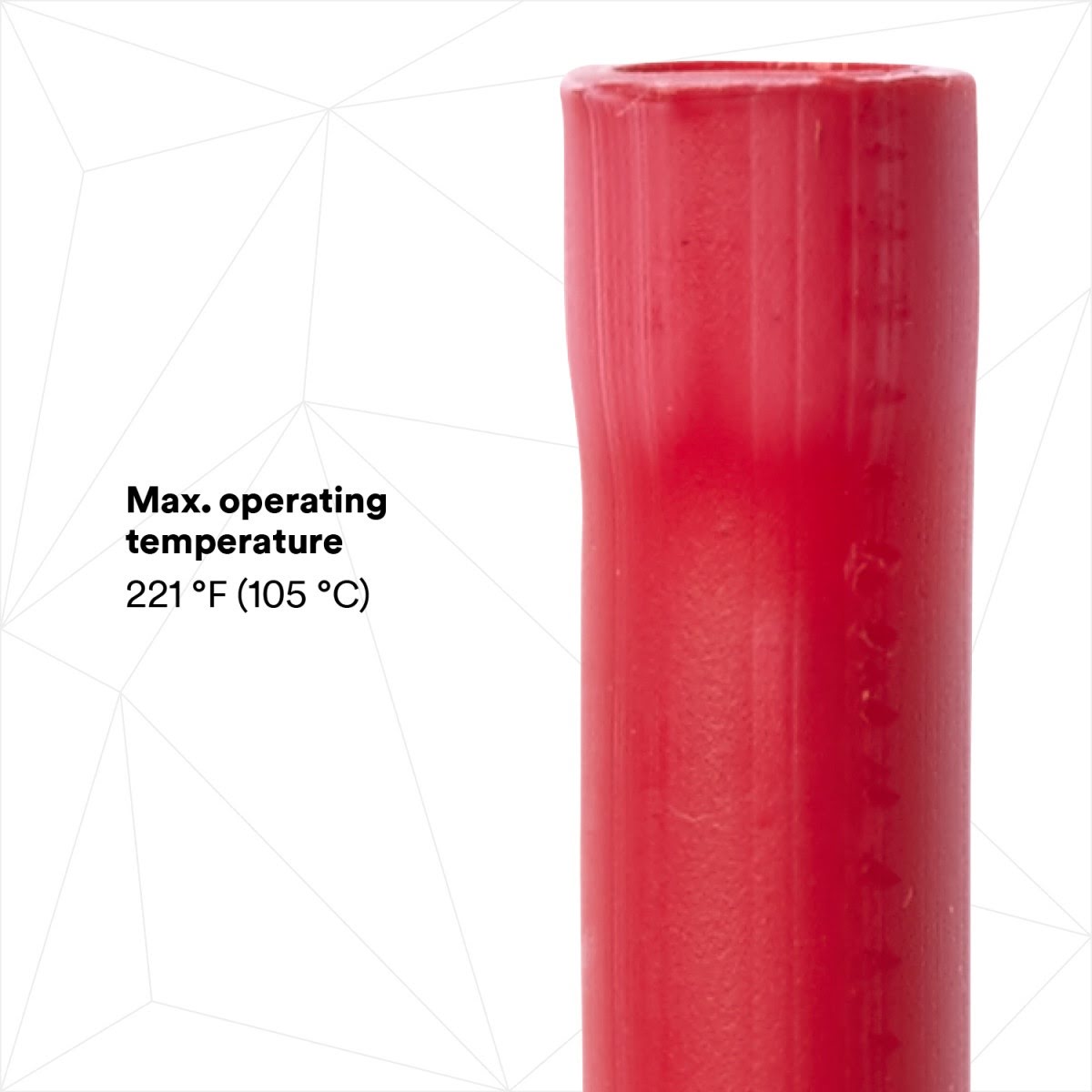 3M MVU18BCX Butt Connector, Vinyl Insulated, Red, 22-18 AWG, 1 in (7100021008) (500 Pack) - 5