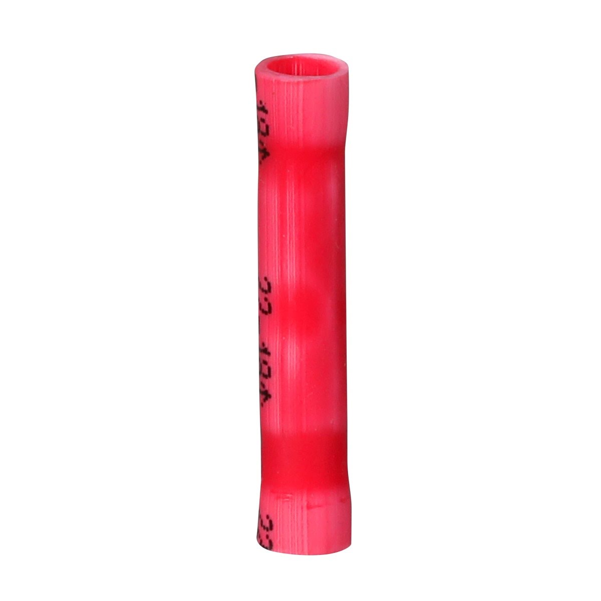 3M MVU18BCX Butt Connector, Vinyl Insulated, Red, 22-18 AWG, 1 in (7100021008) (500 Pack) - 9