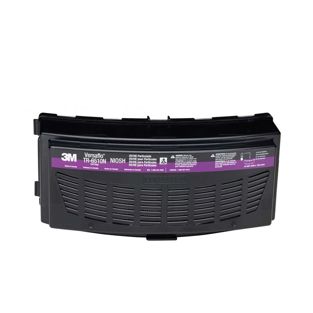 3M TR-6510N Versaflo Organic Vapor HEPA Cartridge 37361 AAD for TR-600 800 PAPR (7100021253) (5 Pack)