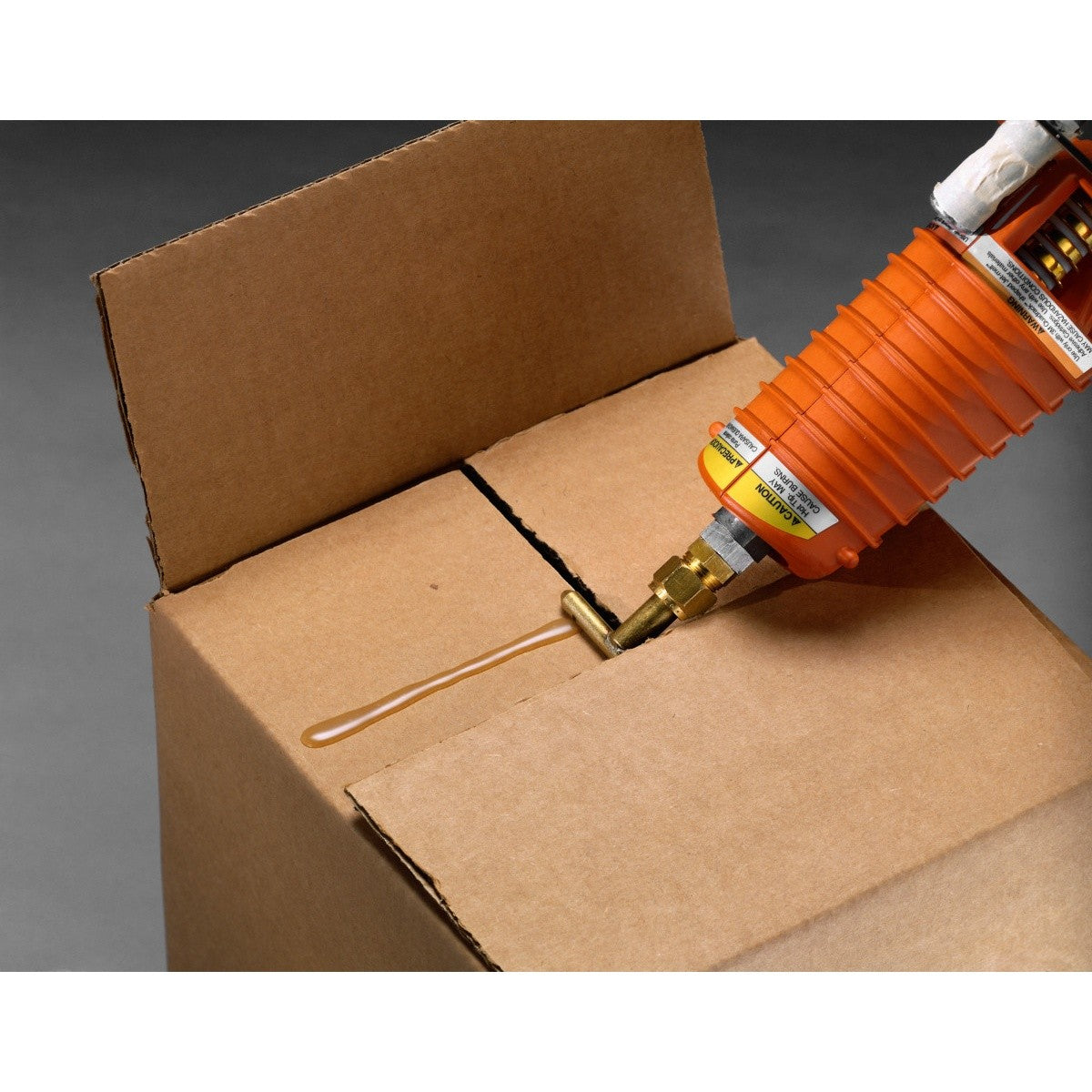 3M 3762 LM Q Hot Melt Adhesive, Tan, 5/8 in x 8 in, 11 lb Case (7100023053) (11 Pack) - 5