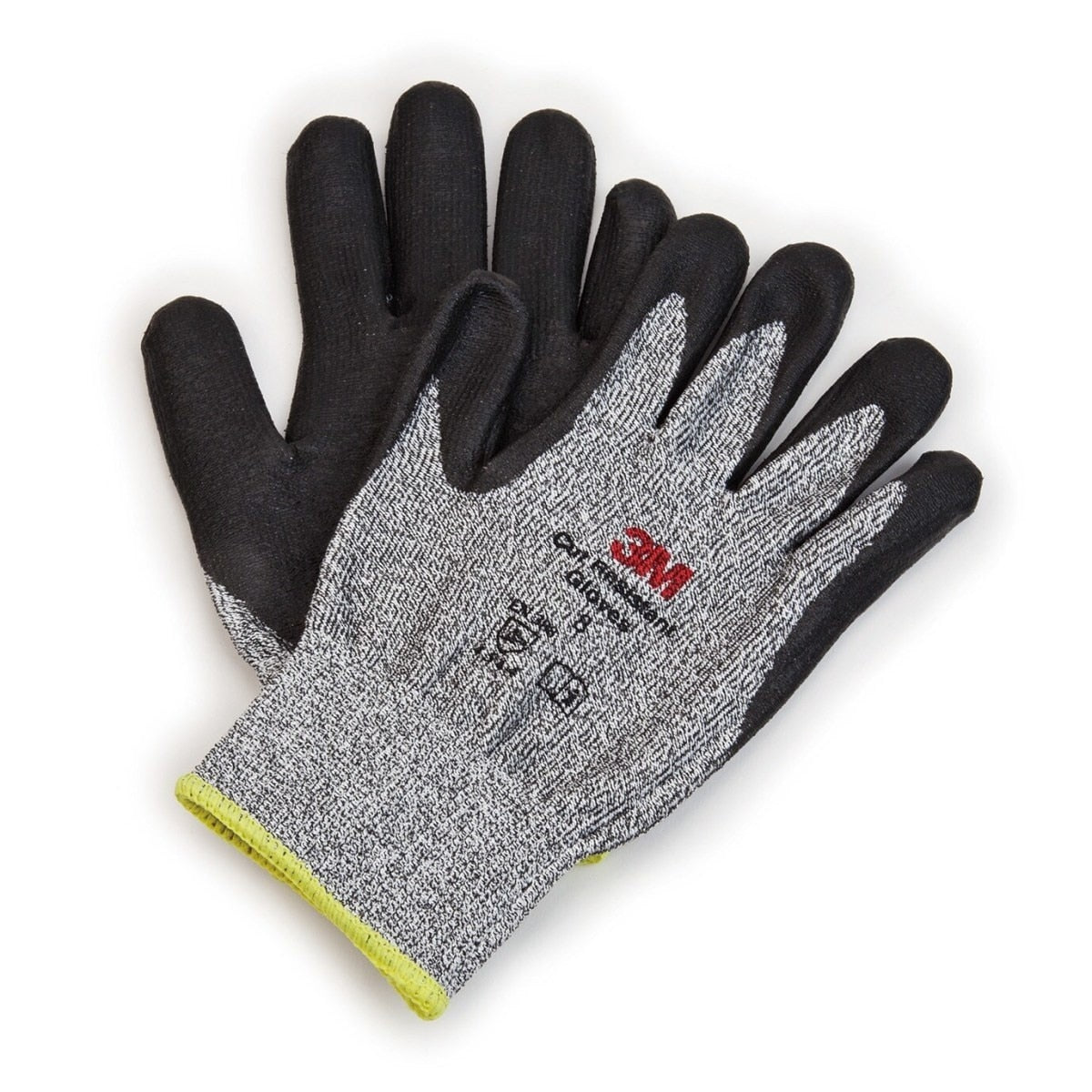 3M CGXL-CR Comfort Grip Cut Resistant Work Gloves, ANSI Cut Level 3, Nitrile Foam Coated, Gray, Size X-Large (7100023131) (1 Pair) (6 Pack) - 2