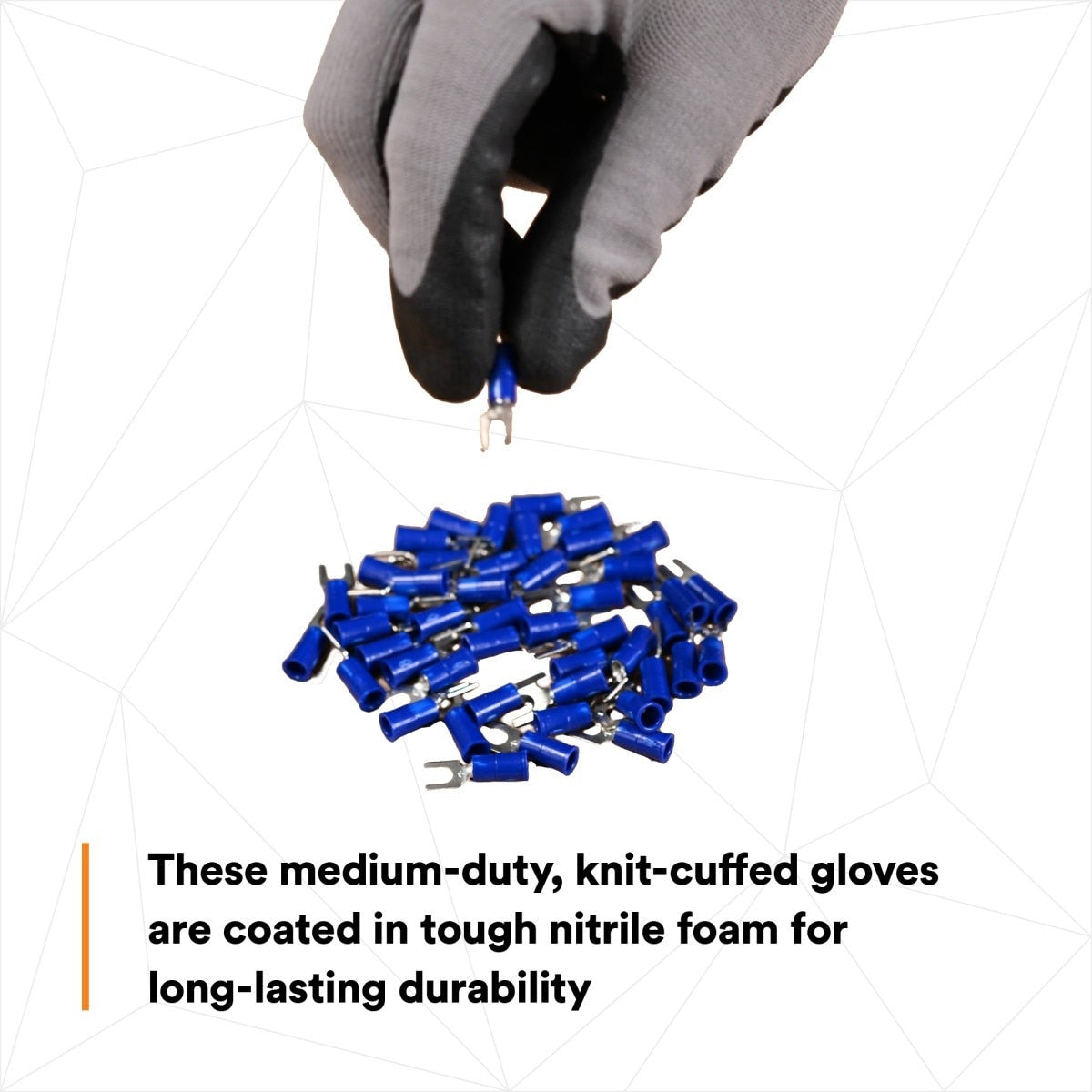 3M CGXL-CR Comfort Grip Cut Resistant Work Gloves, ANSI Cut Level 3, Nitrile Foam Coated, Gray, Size X-Large (7100023131) (1 Pair) (6 Pack) - 5