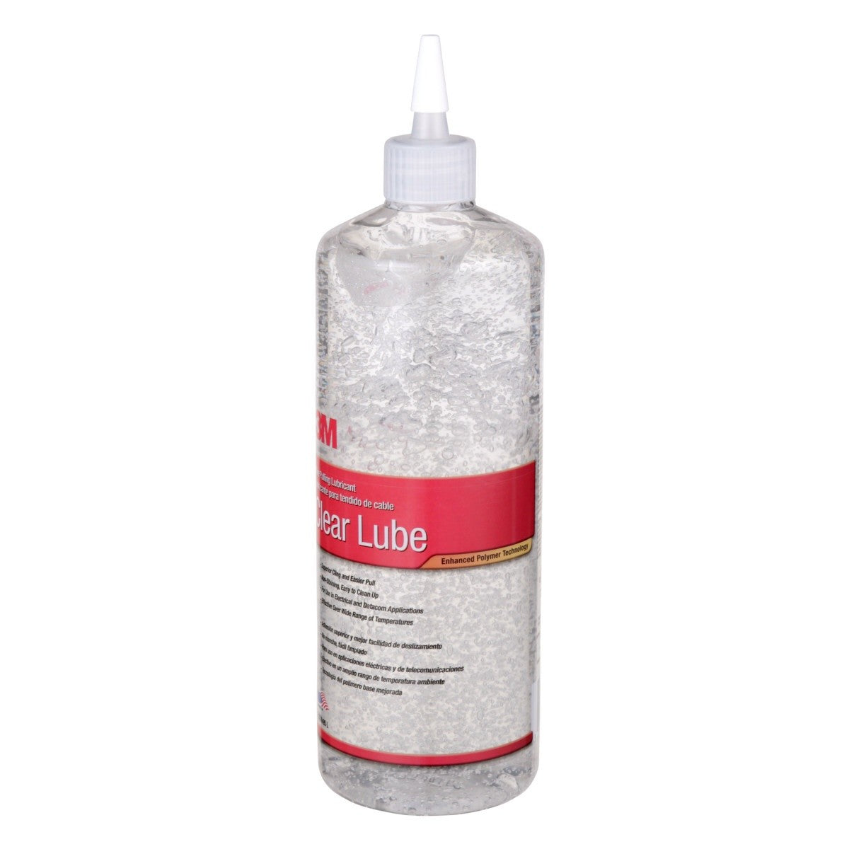 3M Clear Wire Pulling Lubricant Gel, Slow Drying, Clear Colorless, 1 qt (WLC-QT) (7100027021) (12 Pack) - 2