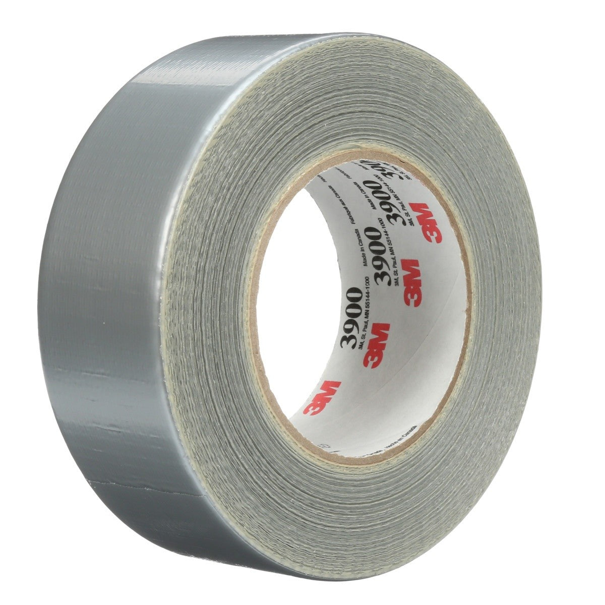 3M 3900 Multi-Purpose Duct Tape, Silver, 48 mm x 54.8 m, 7.6 mil, Rubber Adhesive, Water Resistant, Conveniently Packaged (7100029108) (24 Pack) - 3