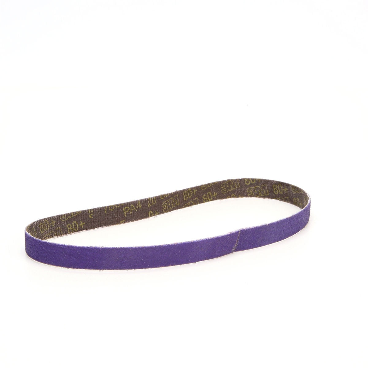 3M 33446 Cubitron II File Belt, 80+ Grit, Purple, 1/2 in x 18 in, Spot Weld Removal (7100033186) (50 Pack) - 10