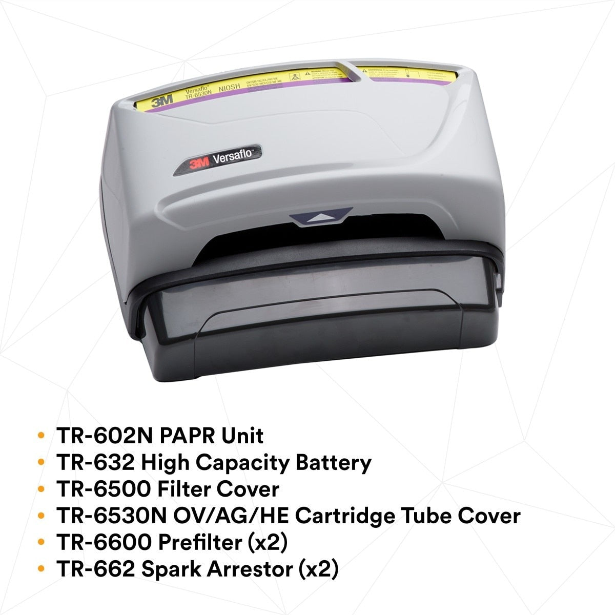 3M TR-600-HIK Versaflo Heavy Industry PAPR Kit Powered Air Purifying Respirator (7100035755) - 8