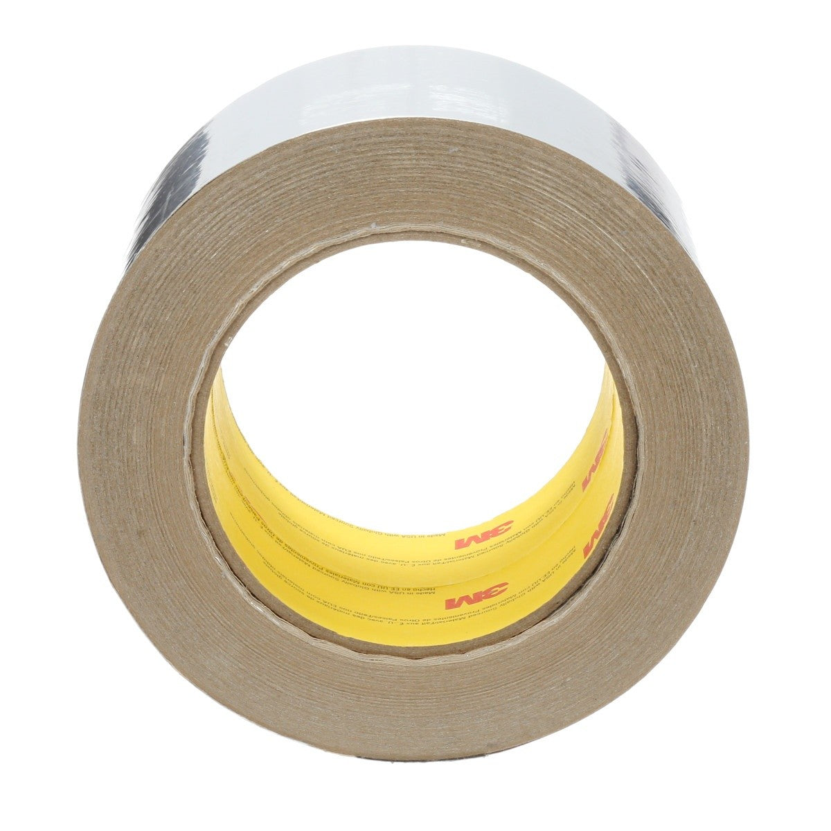 3M 1521CW Aluminum Foil Tape, Silver, 72 mm x 45.7 m, 2.8 mil (7100043752) (256 Pack) - 4
