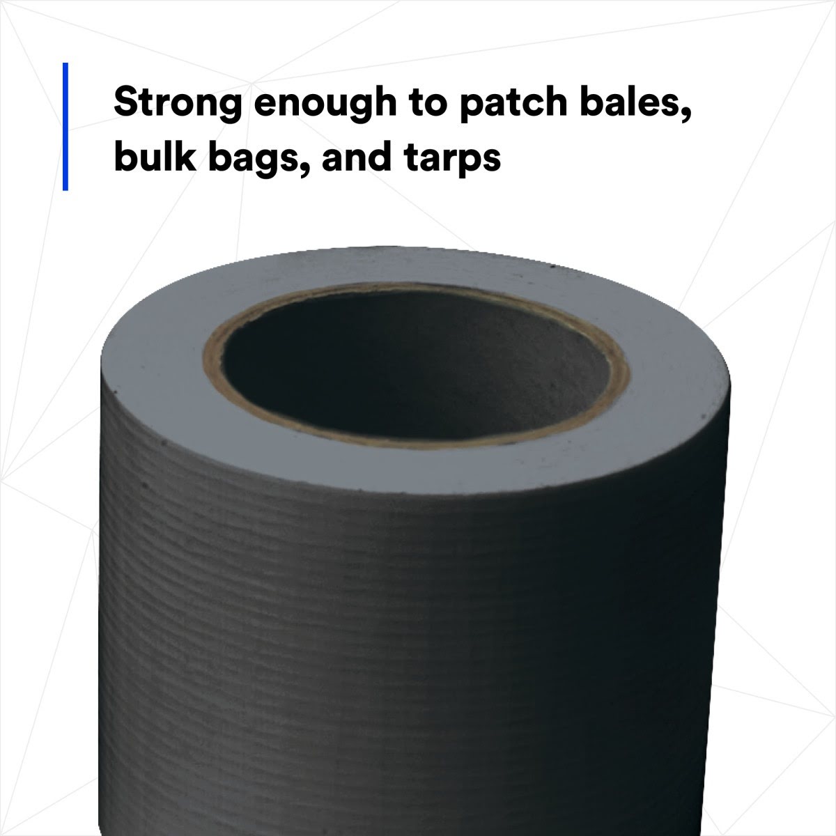 3M 442B Woven Patch Tape, Black, 99 mm x 50 m (7100043941) (15 Pack) - 6