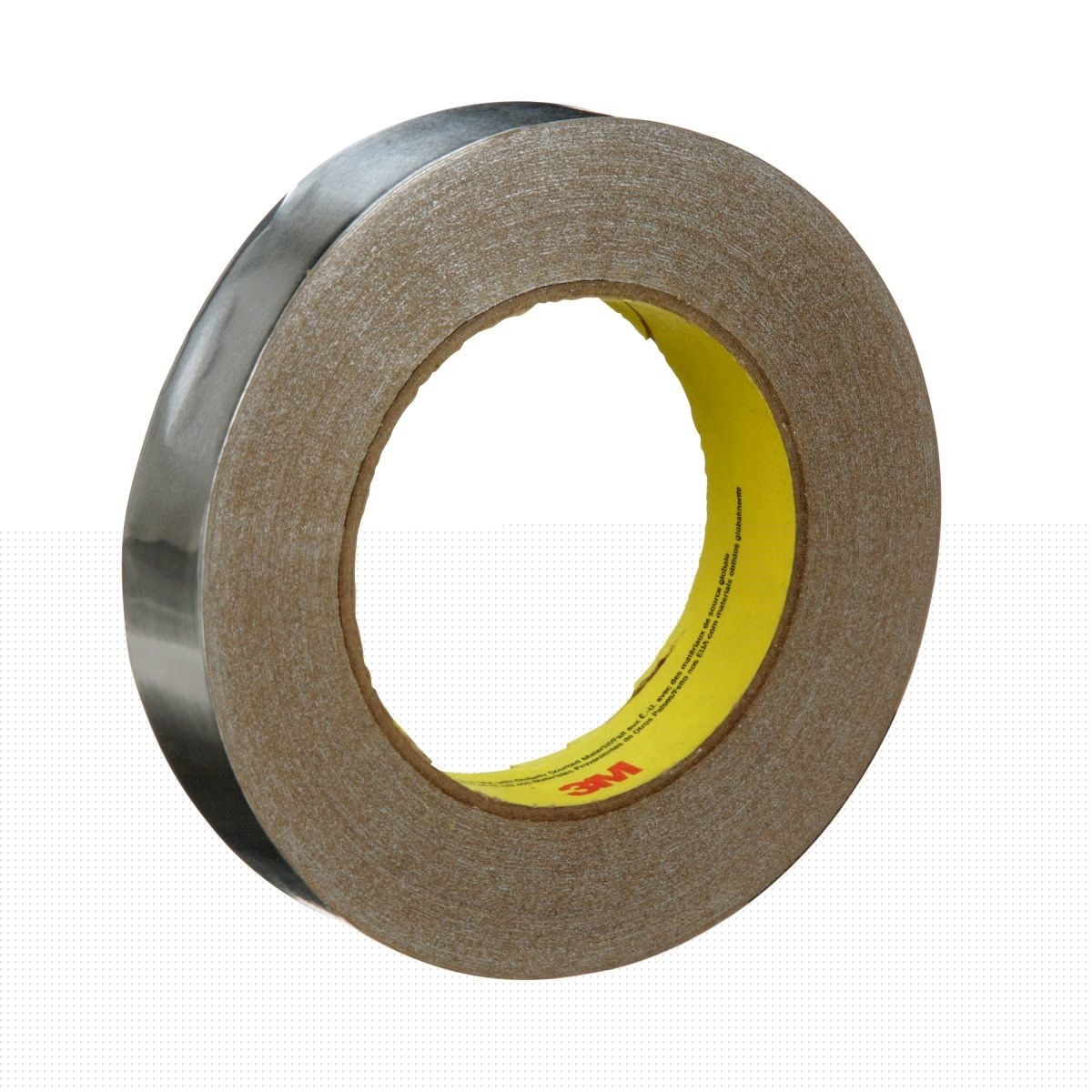 3M 1520CW Aluminum Foil Tape, Pressure Sensitive, Cold Weather Acrylic Adhesive, Silver, 1 in x 50 yd, 3.2 mil (7100043962) (48 Pack) - 8