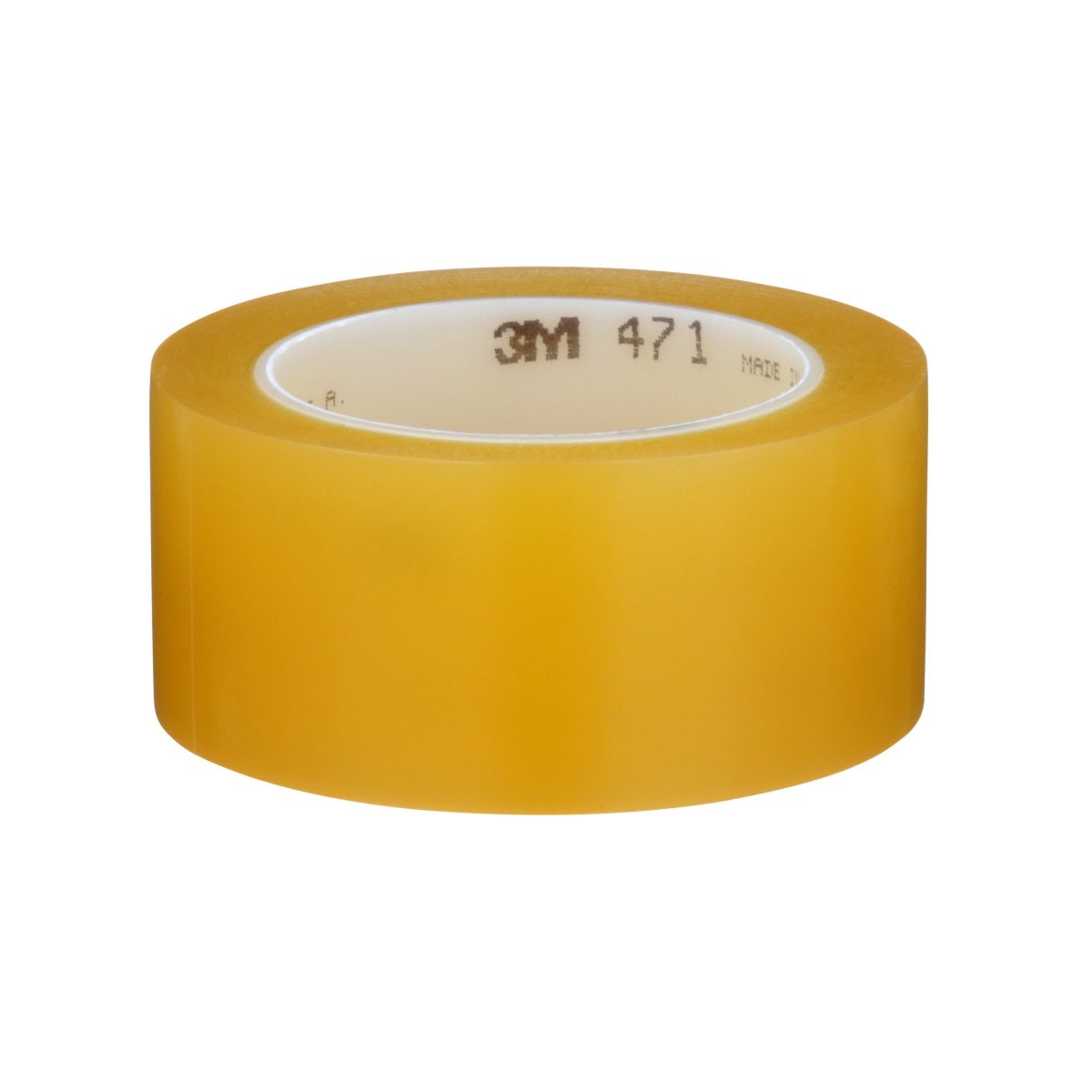 3M Vinyl Tape Transparent 2 in x 36 yd 5.2 mil Roll (471) (7100044331) (24 Pack) - 2