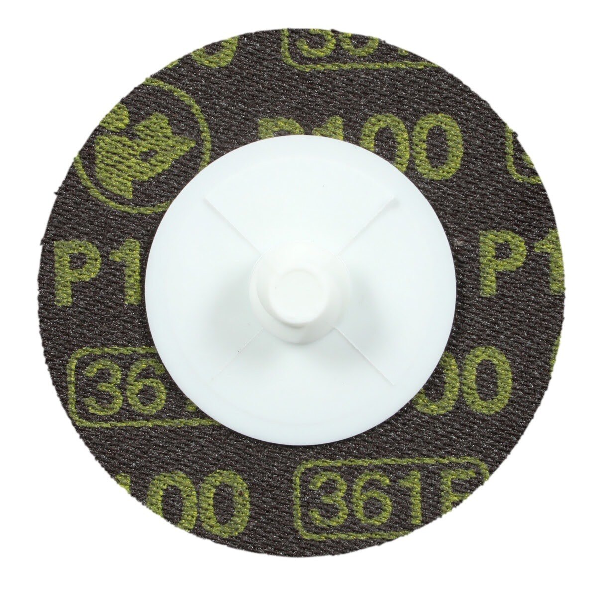3M 361F Roloc Disc, P100 YF-weight, TR, 1 in, Die R100N (7100044582) (500 Pack)