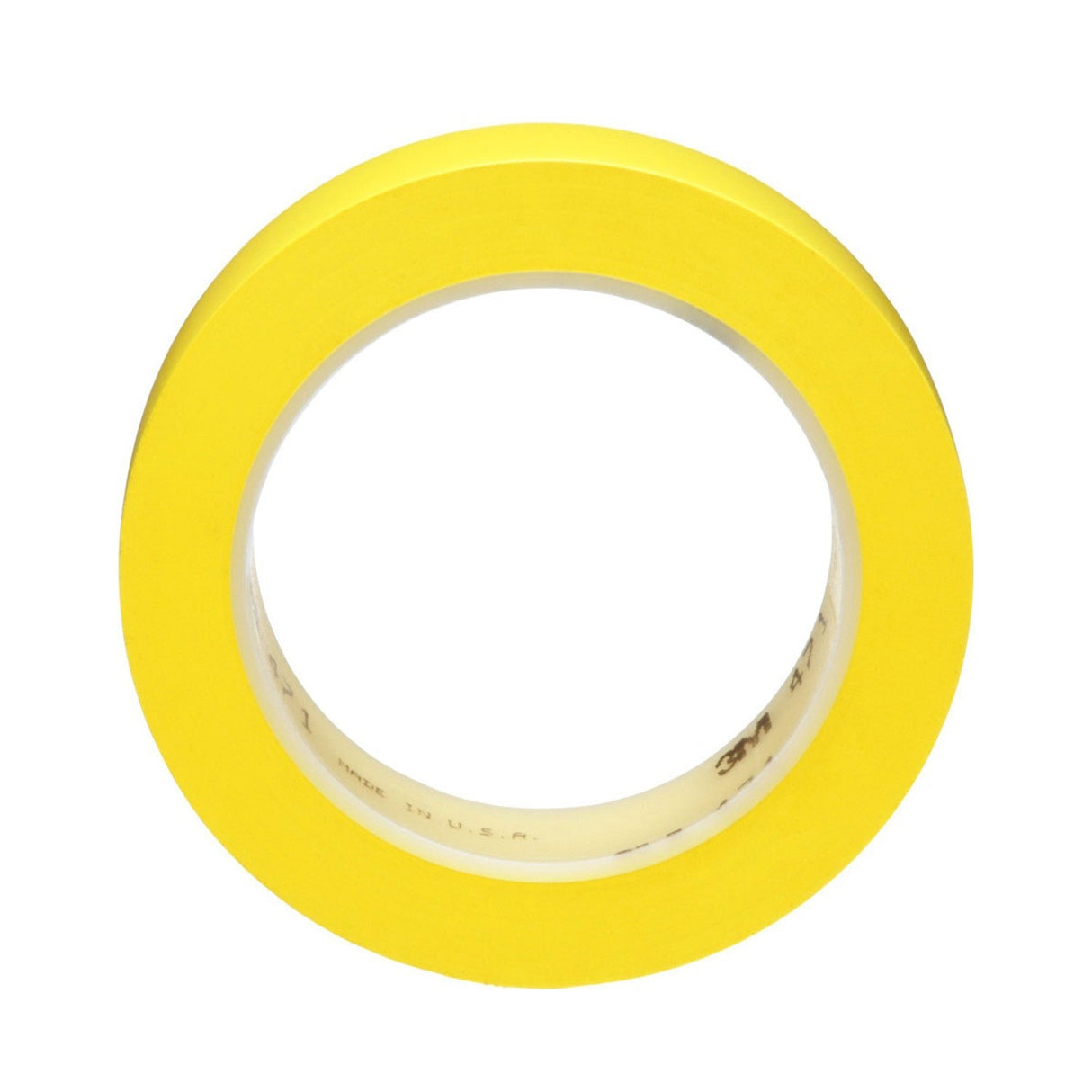 3M 471 Vinyl Tape, Yellow, 1 in x 36 yd, 5.2 mil, Roll (471 IW) (7100044642) (36 Pack) - 5