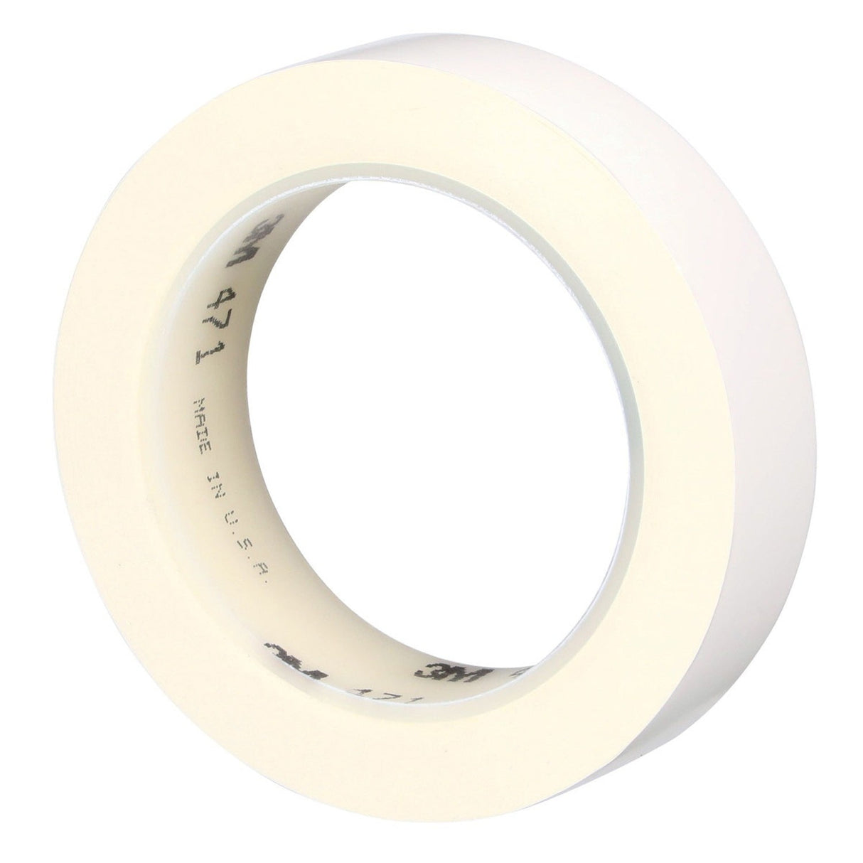 3M 471 Vinyl Tape, White, 5.2 mil, 1 in x 36 yd Roll (471 IW) (7100044644) (36 Pack) - 5
