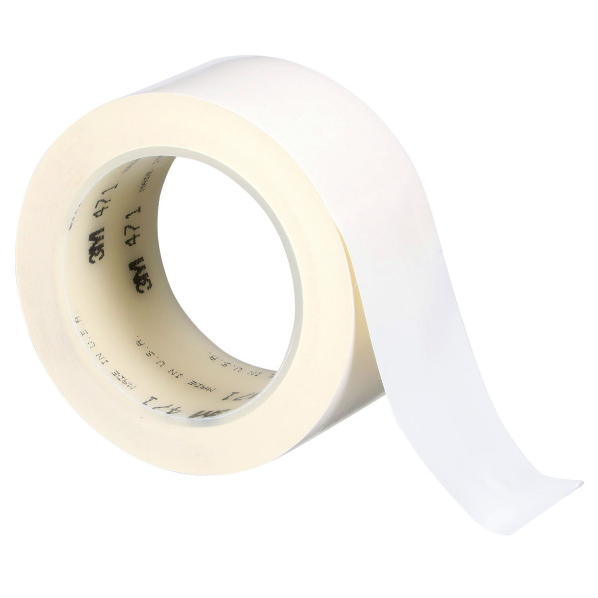 3M 471 Vinyl Tape, White, 2 in x 36 yd, 5.2 mil (7100044650) (24 Pack) - 6